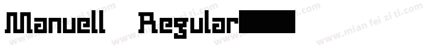 Manuell Regular字体转换